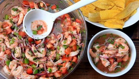 Ceviche - Plato tipico costa ecuatoriana