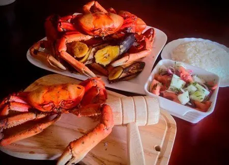 Cangrejos criollos - gastronomía costa ecuatoriana 