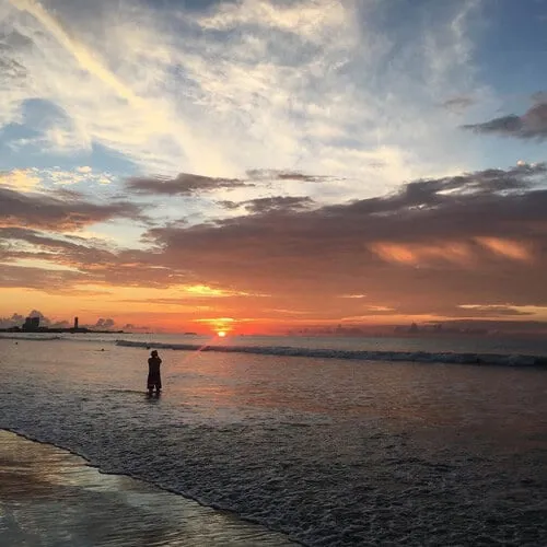 atardecer en Punta Blanca Santa Elena