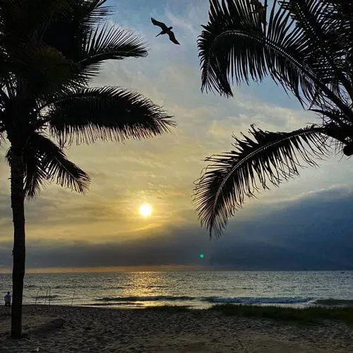 atardecer en Punta Blanca Santa Elena